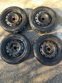 Studded winter tires 205/55/R16