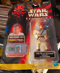 Star Wars Episode I Obi-Wan Kenobi Action Figure Hasbro 1998