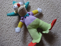 KRUSTY ,THE CLOWN. Simpson's TV character ,12" good condition