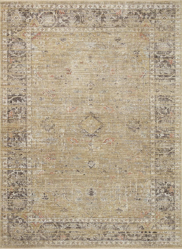4x6 Magnolia x Loloi Millie Gold Charcoal Area Rug Mat in Rugs, Carpets & Runners in Markham / York Region - Image 3