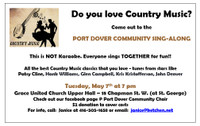 Port Dover Community Sing-Along - Country & Western Classics