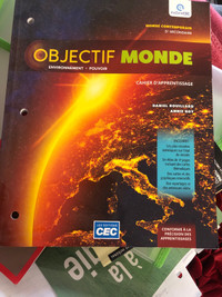 Objectif Monde cahier d’apprentissage (Monde Contemporain sec 5)