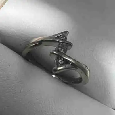 10 k diamond ring, View more