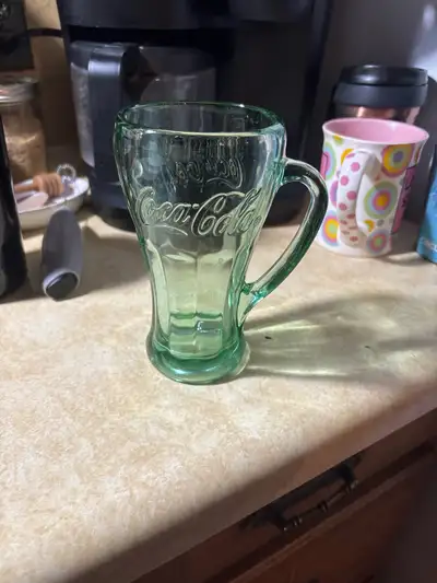 vintage Coca-Cola glasses with handles, View more