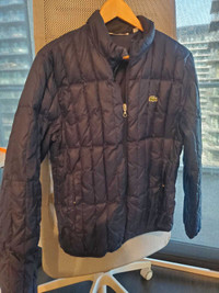 Lacoste down puffer jacket men's size small