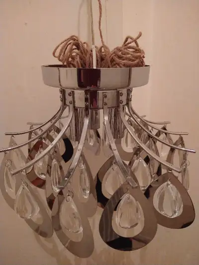 Modern Crystal Glass Drops Chandelier, View more