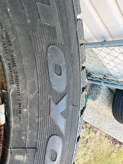 Offering a set of winter tires with rims. Or best offer.. There are two different sizes, 215/70R15 a...