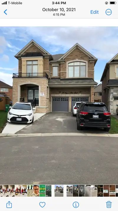 Great Location 3-Bed room+ 2-Washroom+2- Parking , Brand new Basement Apartment Mayfield & Dixie, Cl...