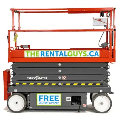 Skyjack SJ3226 Scissor Lift Rentals - Free Delivery and Pickup, View more