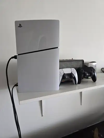 Digital PS5 & controller.  Extras sold seperately., View more