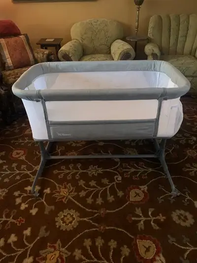 Used a few times, in brand new sanitary condition from pet free home. Bassinet size is 38"L X 22"W X...