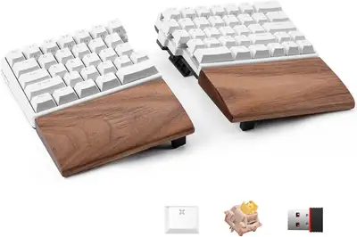 NocFree Lite Split Wireless Mechanical Keyboard + Carrying Case, View more