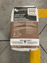 Flextile Grout - Sanded Silver Grey - 25 lbs