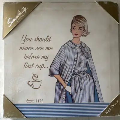Vintage Simplicity Canvas Picture, View more