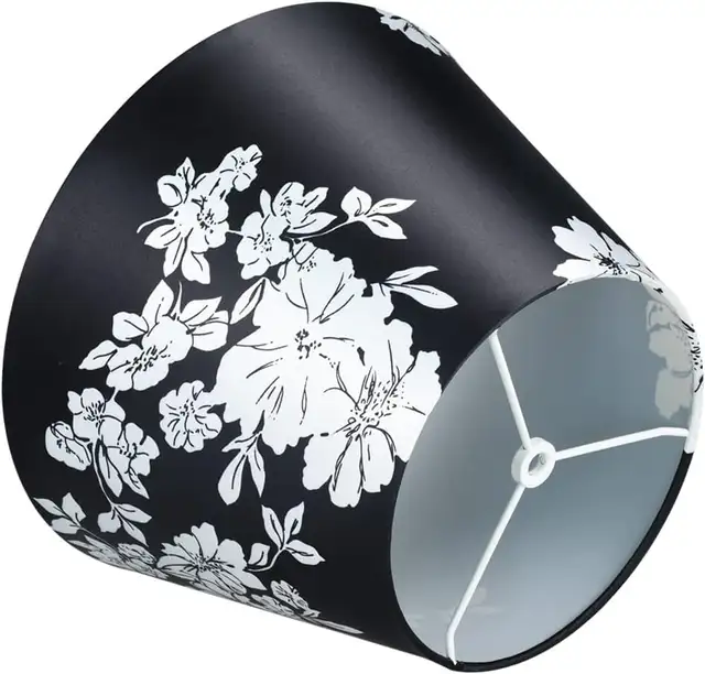 NEW (SET OF 2) Fabric Lamp Shade for Table/Bed/Floor Lamp - FBlk in Indoor Lighting & Fans in Markham / York Region - Image 7
