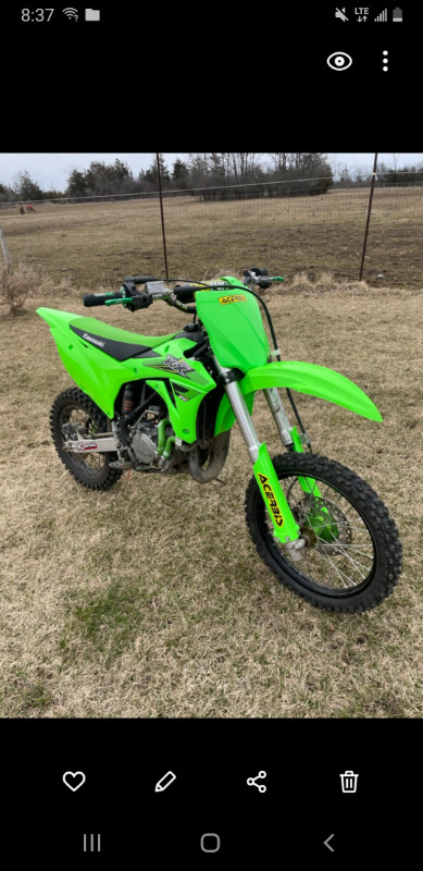 Brand new freshly rebuilt 2017 KX 85.  With after market add ons in Dirt Bikes & Motocross in Napanee - Image 3