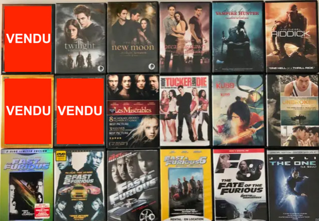 DVD FILM/MOVIE bilingue/bilingual dans CD, DVD et Blu-ray  à Ville de Montréal - Image 2