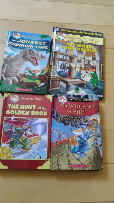 4 Geronimo Stilton books (Hardcover), View more