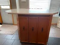 Kitchen island table solid