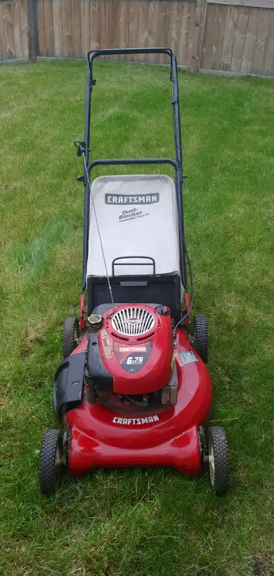 6.5 horsepower Craftsman Lawn Mower : Mulch, Bag or Side d/c, View more
