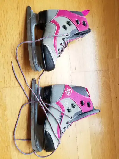Girls figure skates $40 per pair size 3 and adjustable 1-4, View more
