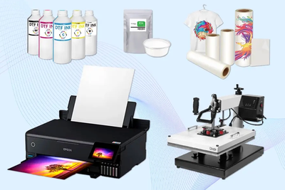 13"x19" DTF Printer + Laptop + Heat Press (print right away), View more