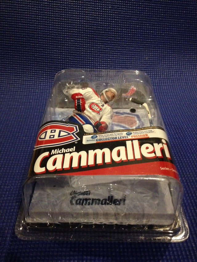 SIGNED AUTOGRAPHED OFFICIAL NHL MONTREAL CANADIENS MCFARLANE MIKE CAMMALLERI