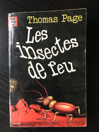 Les insectes de feu (livre de poche, 1973)