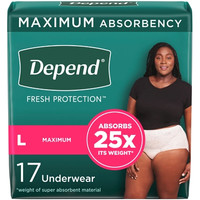 Depend Incontinence/ Adult underwear