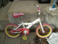 Girl"s 16 inch Tire Bike/Bicycle. Rear Wheel Brake Only