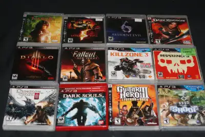 PLAYSTATION 3 GAMES: RESIDENT EVIL 5 WITH MANUAL - 10.00 RESIDENT EVIL 6 NO MANUAL - 5.00 NARNIA PRI...
