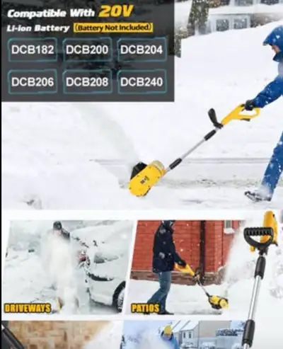 Cordless  Compatible for DeWALT 20V Battery(No Battery, View more