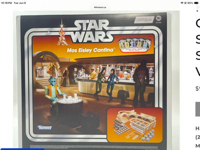 The Mos Eisley Cantina Haslab Base set is still in the original box. I purchased from a seller on Eb...