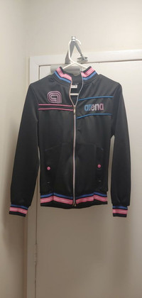 GENTLY USED, ARENA WARM UP JACKET, SMALL!!!