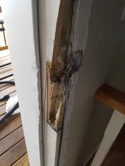 exterior door, not closing properly we can fix. Weather strippin, View more