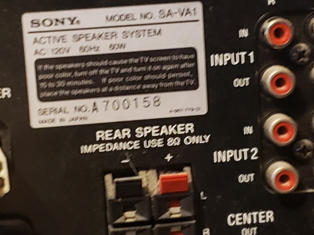 Sony Tower Speakers in Speakers in City of Halifax - Image 4