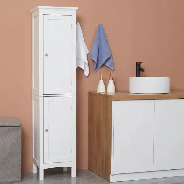 15" x 13" x 63" Tall Bathroom Cabinet, Freestanding Storage Orga in Storage & Organization in Markham / York Region - Image 9
