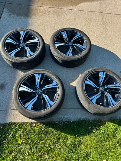 215/50R17 Tires Wheel Size / Diameter: 17 inches Wheel Width: 7 inches Offset: +45 mm Bolt Pattern (...