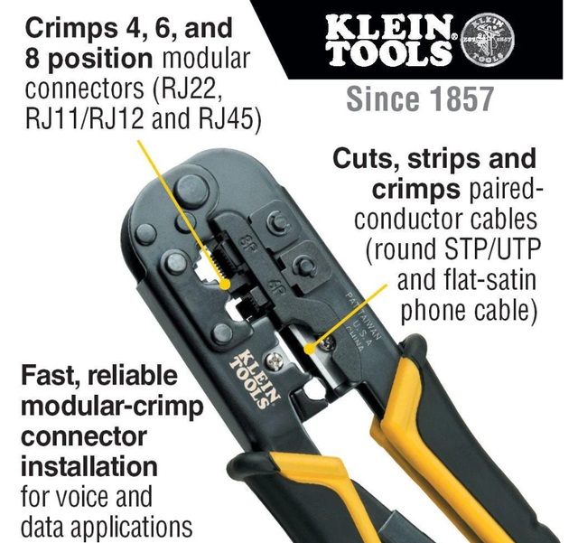 Klein Tools Twisted Pair Installation Kit with Zipper Pouch, Mod in Hand Tools in Markham / York Region - Image 3