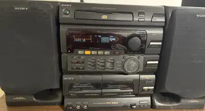 Sony MHC-5300 Stereo System, View more
