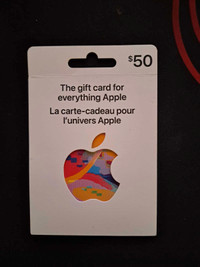 Carte apple 50$