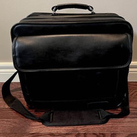 Targus leather laptop bag briefcase