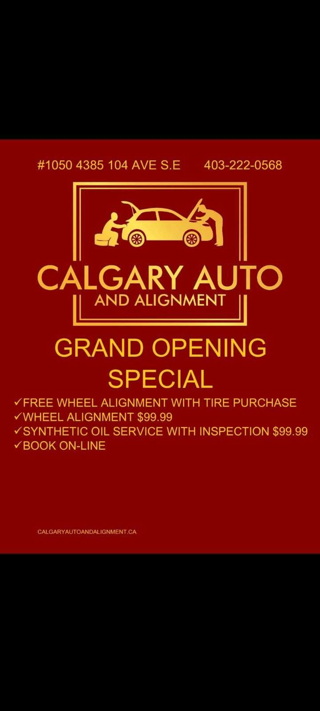 Calgary Auto and Alignment  in Other Business & Industrial in Calgary - Image 2