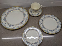 Minton Bone China for 12,  tablecloths, serving plate