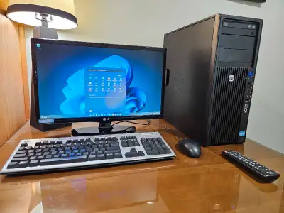 Windows 11 Pro HP Workstation Computer, Intel Xeon Octa-Core, View more