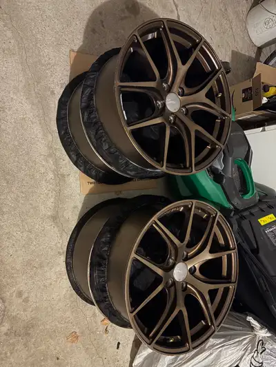 Brand New for these wheels and TPMS comes out to >1400$ Selling Flow Formed, light weight FastFc whe...