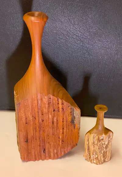Turned Wood Bottles, View more
