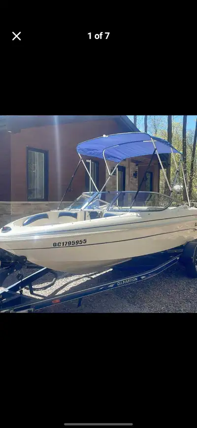 Purchased last year and used a few times but bought a cruiser boat. Motor 135 Mercruiser alpha1 gen2...