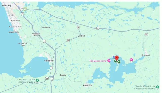 2 acres beautiful building site in the heart of Lake Nosbonsing