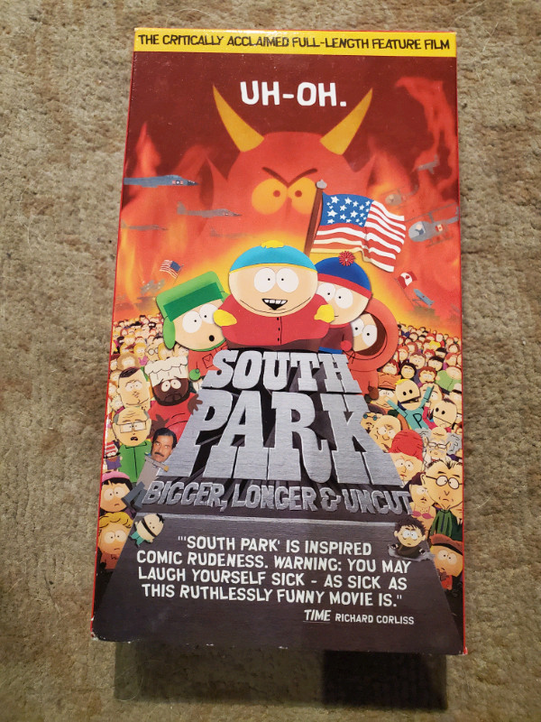South Park: Bigger Longer And Uncut - 1999 VHS Tape in CDs, DVDs & Blu-ray in City of Toronto